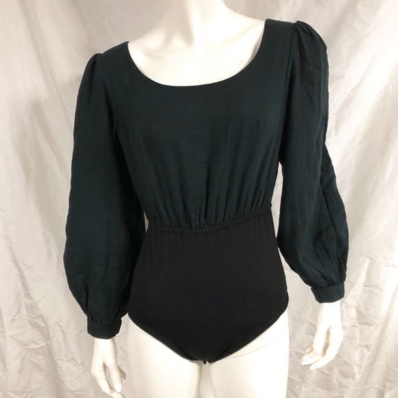 Samantha Pleet Tops - SAMANTHA PLEET Phantasm Black Bodysuit